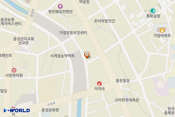 음성 시장 화장실 위치 지도 — 충청북도 음성군 음성읍 시장로 93-6