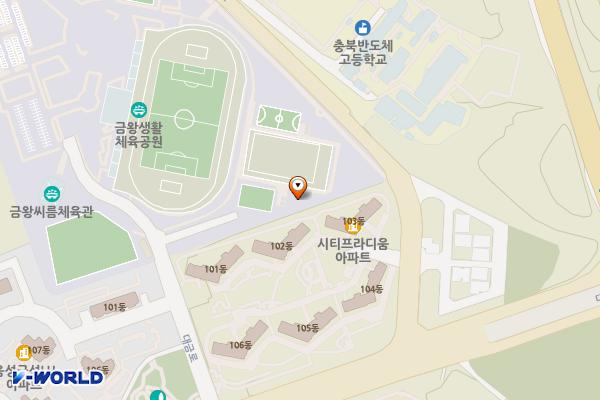 금왕생활체육공원 공중화장실 위치 지도 — 충청북도 음성군 금왕읍 무극로 370