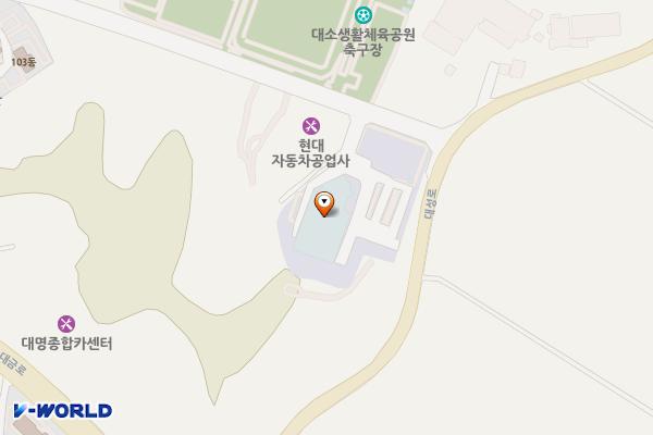 대소국민체육센터 공중화장실 위치 지도 — 충청북도 음성군 대소면 대성로 43