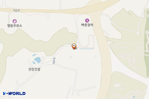맹동소규모생활체육공원 공중화장실 위치 지도 — 충청북도 음성군 맹동면 덕금로 352-15