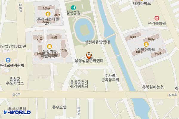 향토자료전시관 위치 지도 — 충청북도 음성군 음성읍 설성공원길 10-7