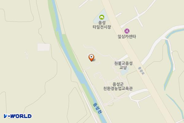 농업기술센터 위치 지도 — 충청북도 음성군 음성읍 용광로 81-5