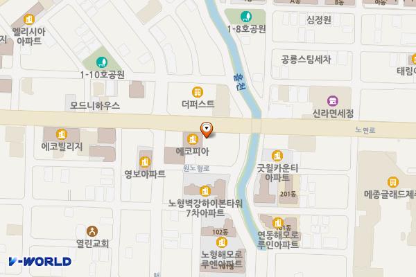 노형동 940-3 위치 지도 — 제주특별자치도 제주시 노형동 940-3
