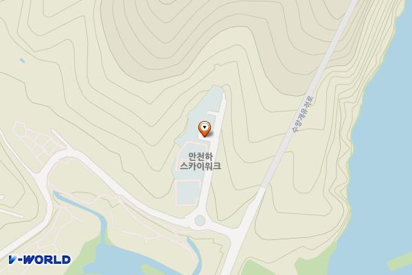 만천하스카이 라운지카페 위치 지도 — 충청북도 단양군 적성면 옻바위길 60-186