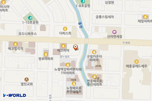 노형동 940-11 위치 지도 — 제주특별자치도 제주시 노형동 940-11