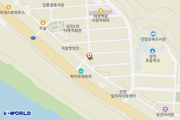 락송정 위치 지도 — 충청북도 단양군 단양읍 상진2길 41