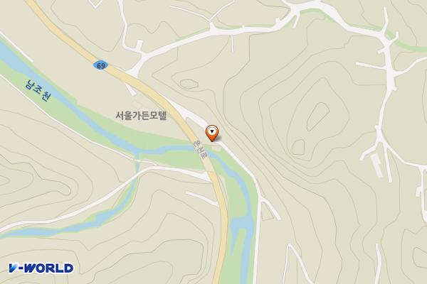 미노리 화장실 위치 지도 — 충청북도 단양군 대강면 미노4길 8