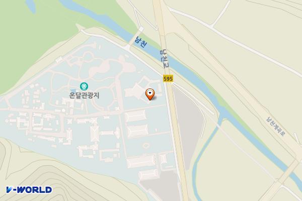 온달관광지(온달관) 위치 지도 — 충청북도 단양군 영춘면 온달로 23