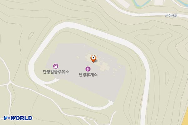 단양(부산)충전소/주유소 위치 지도 — 충청북도 단양군 적성면 기동2길 32-37