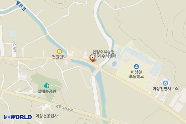 단양소백농협 어상천지점 위치 지도 — 충청북도 단양군 영춘면 어상천로 950