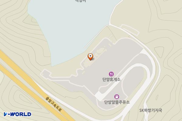 광동유통단양(춘천)주유충전소 위치 지도 — 충청북도 단양군 단성면 하방3길 100