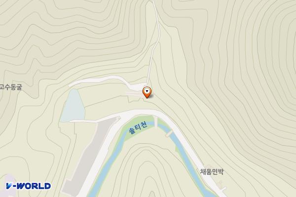고수동굴 출구 위치 지도 — 충청북도 단양군 단양읍 다리안로 119-4