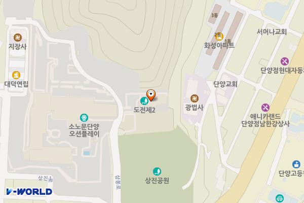 단양군청소년수련관 드림스타트 위치 지도 — 충청북도 단양군 단양읍 삼봉로 187-18, 단양군청소년수련관