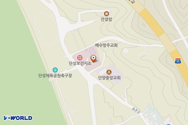 단성면 복지회관 위치 지도 — 충청북도 단양군 단성면 충혼로 52