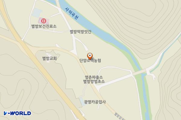 단양소백농협 별방지점 위치 지도 — 충청북도 단양군 영춘면 별방창원로 430-14