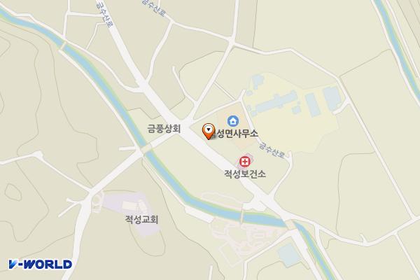 하1리 공중화장실 위치 지도 — 충청북도 단양군 적성면 금수산로 951