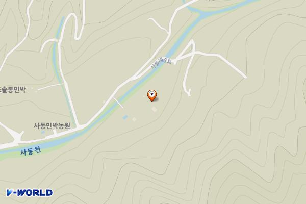 사동유원지 위치 지도 — 충청북도 단양군 대강면 사동계곡로 200