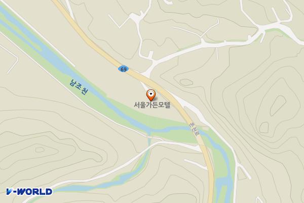 서울가든 위치 지도 — 충청북도 단양군 단성면 온천로 338