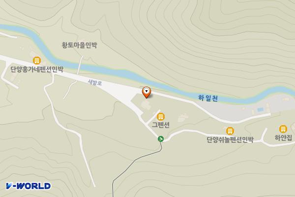 새밭유원지 위치 지도 — 충청북도 단양군 가곡면 새밭로 844