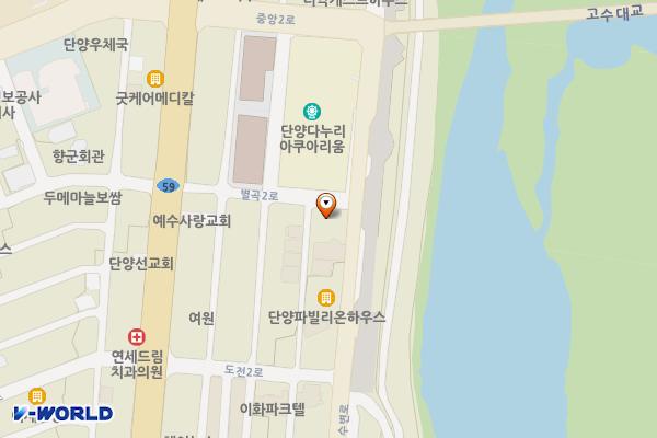 일양주유소 위치 지도 — 충청북도 단양군 단양읍 수변로 101