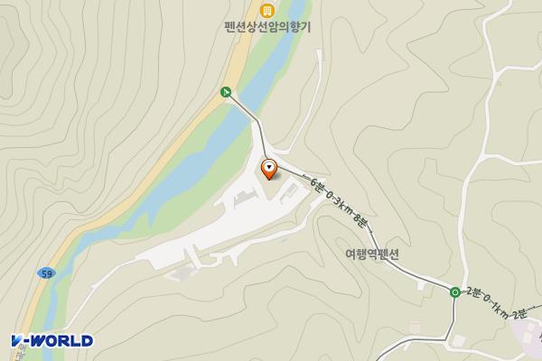 상선암 화장실 위치 지도 — 충청북도 단양군 단성면 상선암길 10