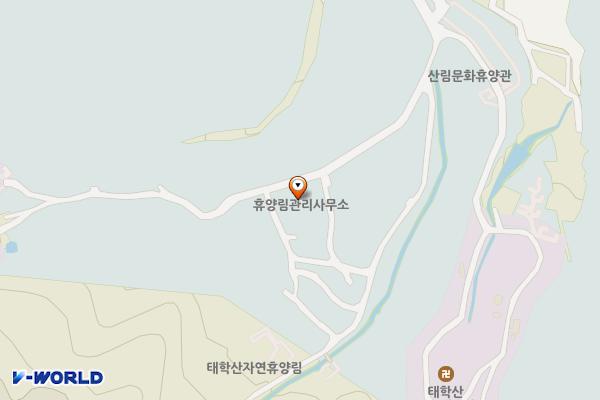 태학산자연휴양림 잔디광장 위치 지도 — 충청남도 천안시 동남구 풍세면 휴양림길 127