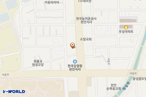 원성1동 행정복지센터 3층 화장실 위치 지도 — 충청남도 천안시 동남구 충절로 130
