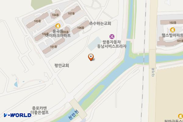 자연어린이집 위치 지도 — 충청남도 천안시 동남구 용곡1길 82