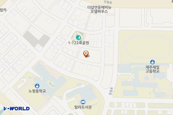 노형동 3800-7 위치 지도 — 제주특별자치도 제주시 노형동 3800-7