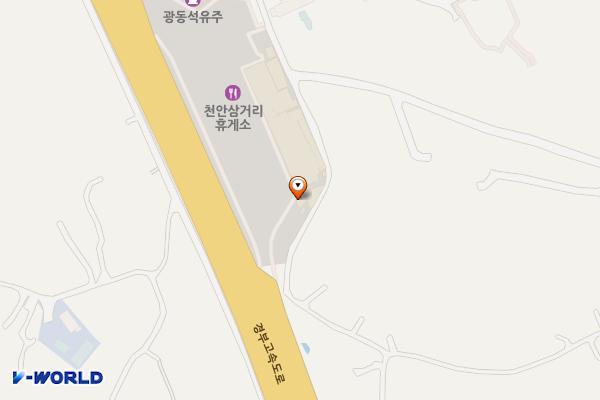 천안삼거리(서울)휴게소 위치 지도 — 충청남도 천안시 동남구 쉼1길 42