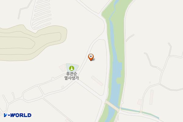 유관순 열사 생가 화장실 위치 지도 — 충청남도 천안시 동남구 병천면 유관순생가길 17