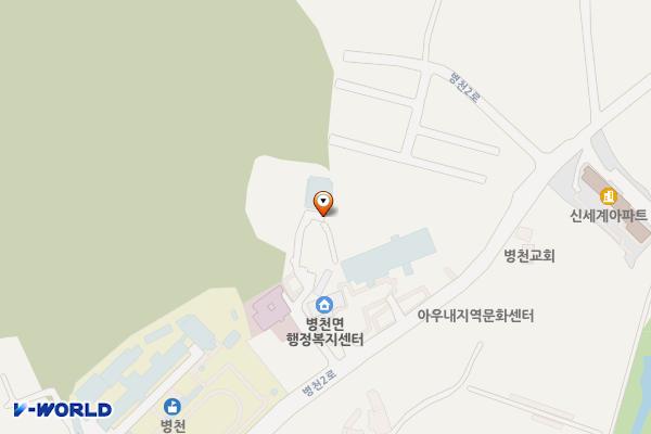 병천보건지소 화장실 위치 지도 — 충청남도 천안시 동남구 병천면 병천2로 57 (병천리, 보건과병천보건지소)