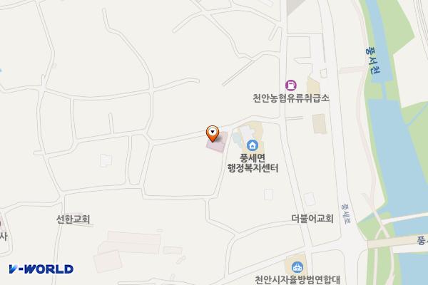 풍세보건지소 화장실 위치 지도 — 충청남도 천안시 동남구 풍세면 상정1길 9 (풍서리)