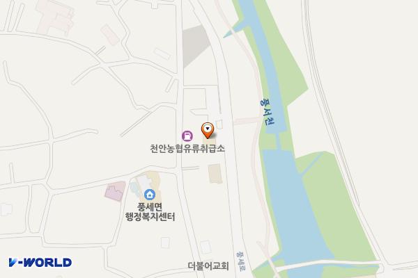 풍세119안전센터 화장실 위치 지도 — 충청남도 천안시 동남구 풍세면 풍세로 91