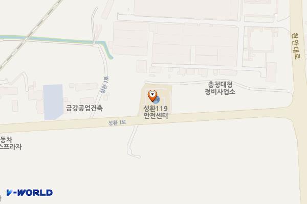 성환119안전센터 화장실 위치 지도 — 충청남도 천안시 서북구 성환읍 성환1로 395