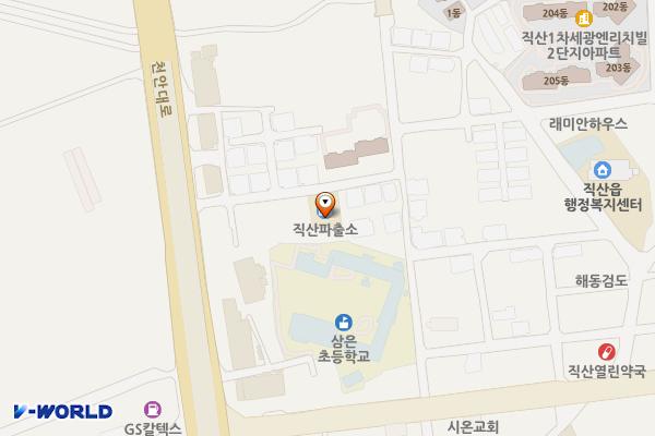 직산파출소 화장실 위치 지도 — 충청남도 천안시 서북구 직산읍 삼은2길 27