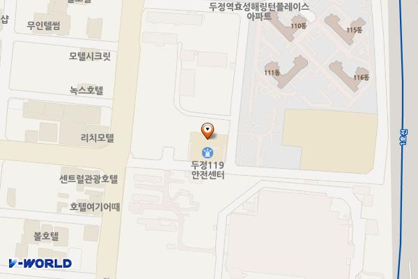 두정119안전센터 화장실 위치 지도 — 충청남도 천안시 서북구 1공단2길 13