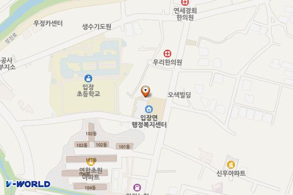 입장면 행정복지센터(1층 화장실) 위치 지도 — 충청남도 천안시 서북구 입장면 입장로 129