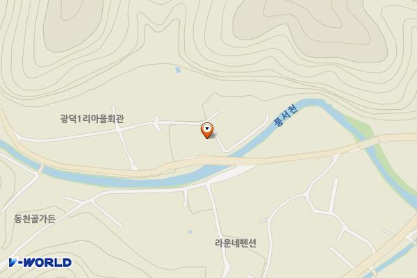 광덕사 주차장 공중화장실 위치 지도 — 충청남도 천안시 동남구 광덕면 해수길 40