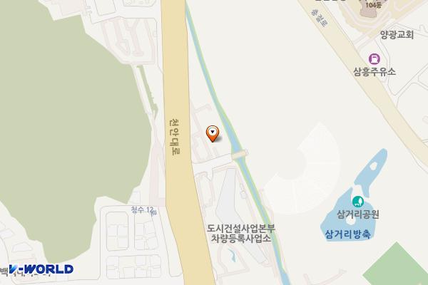 천안흥타령관 화장실 위치 지도 — 충청남도 천안시 동남구 천안대로 412
