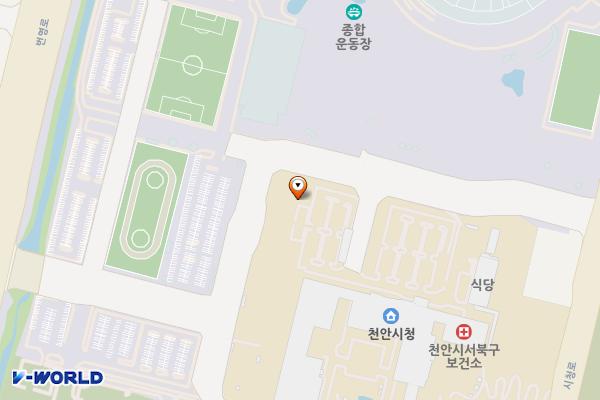천안시 봉서홀 1층 화장실 위치 지도 — 충청남도 천안시 서북구 번영로 156