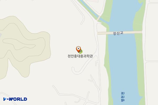 천안홍대용과학관 화장실 위치 지도 — 충청남도 천안시 동남구 수신면 장산서길 113