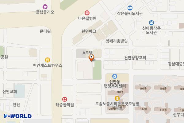 천안신부문화회관 위치 지도 — 충청남도 천안시 동남구 신부2길 12 (신부동, 시민문화회관)