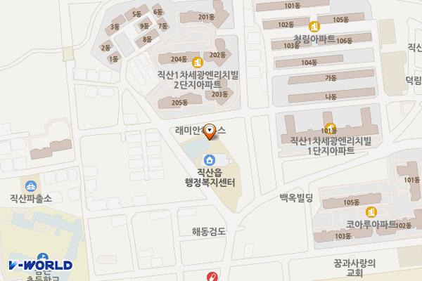 직산읍 행정복지센터 1층 화장실 위치 지도 — 충청남도 천안시 서북구 직산읍 삼은4길 2