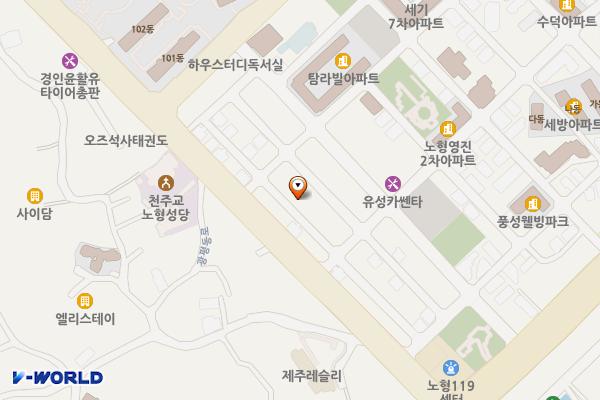 노형동 2591-4 위치 지도 — 제주특별자치도 제주시 노형동 2591-4