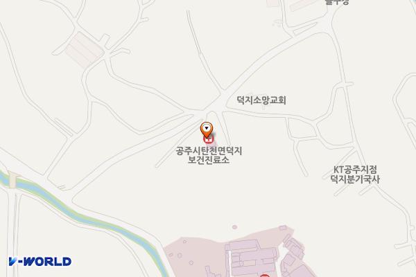 덕지보건진료소 화장실 위치 지도 — 충청남도 공주시 탄천면 하효동길 64-6
