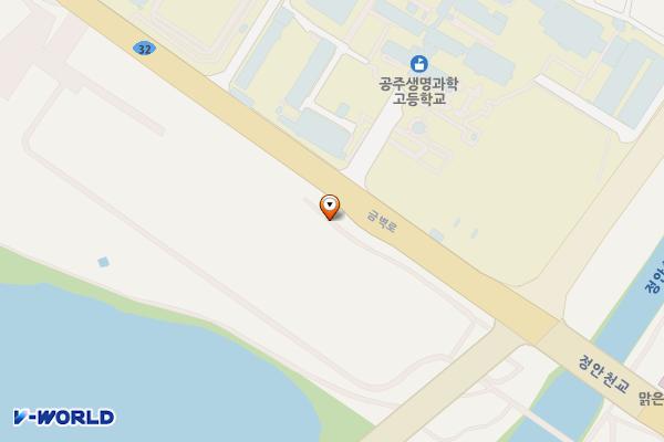 쌍신공원화장실(3) *행사시에만 개방 위치 지도 — 충청남도 공주시 신관동 495-167
