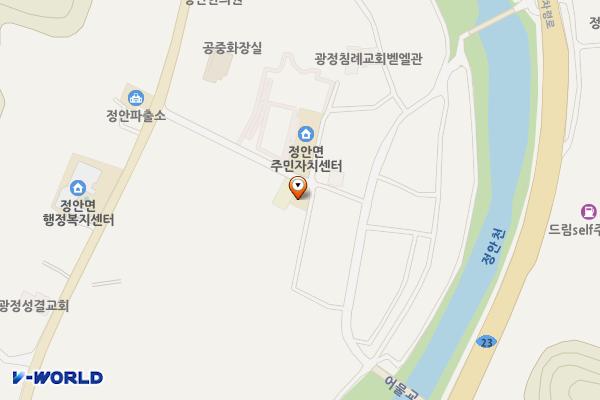 정안119안전센터 화장실 위치 지도 — 충청남도 공주시 정안면 광정장터길 18