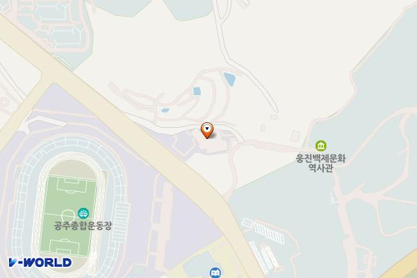 백제오감체험관 공중화장실 위치 지도 — 충청남도 공주시 고마나루길 30