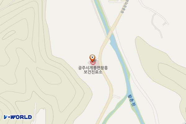 왕흥보건진료소 화장실 위치 지도 — 충청남도 공주시 계룡면 왕흥장악로 395